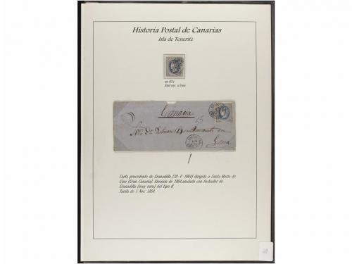 ESPAÑA: PREFILATELIA. HISTORIA POSTAL DE LAS ISLAS CANARIAS.