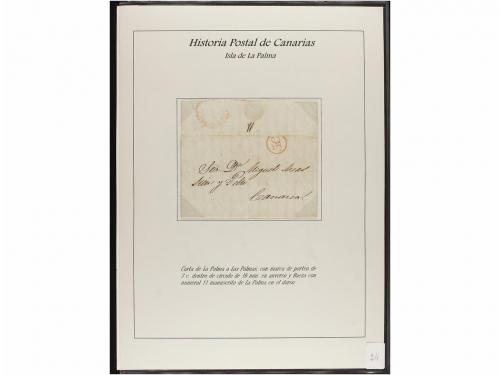 ESPAÑA: PREFILATELIA. HISTORIA POSTAL DE LAS ISLAS CANARIAS.