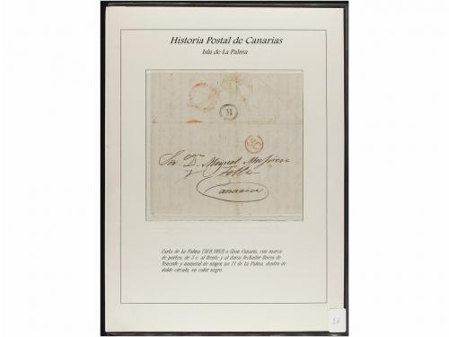 ESPAÑA: PREFILATELIA. HISTORIA POSTAL DE LAS ISLAS CANARIAS.