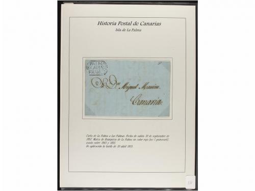 ESPAÑA: PREFILATELIA. HISTORIA POSTAL DE LAS ISLAS CANARIAS.