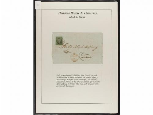 ESPAÑA: PREFILATELIA. HISTORIA POSTAL DE LAS ISLAS CANARIAS.
