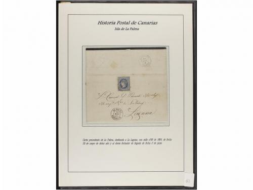 ESPAÑA: PREFILATELIA. HISTORIA POSTAL DE LAS ISLAS CANARIAS.