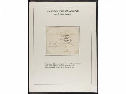 ESPAÑA: PREFILATELIA. HISTORIA POSTAL DE LAS ISLAS CANARIAS.