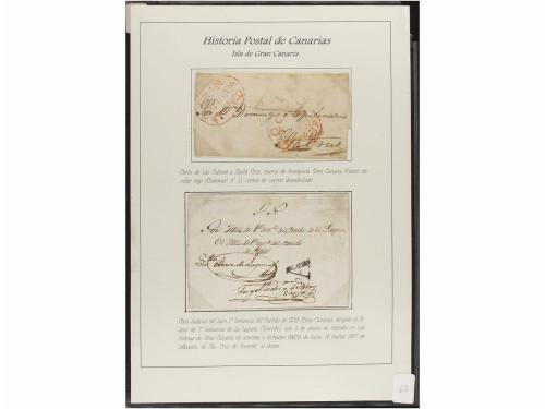 ESPAÑA: PREFILATELIA. HISTORIA POSTAL DE LAS ISLAS CANARIAS.