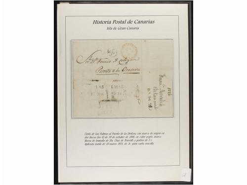 ESPAÑA: PREFILATELIA. HISTORIA POSTAL DE LAS ISLAS CANARIAS.
