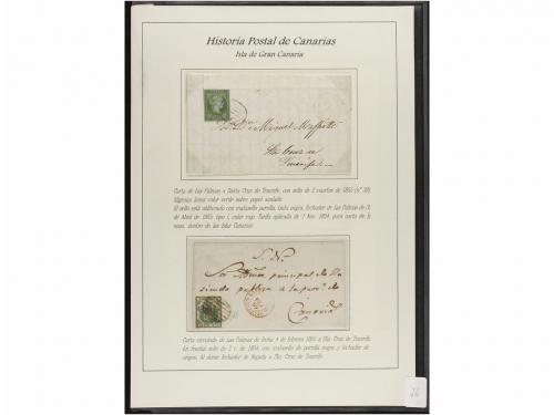 ESPAÑA: PREFILATELIA. HISTORIA POSTAL DE LAS ISLAS CANARIAS.