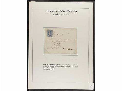 ESPAÑA: PREFILATELIA. HISTORIA POSTAL DE LAS ISLAS CANARIAS.