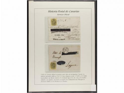 ESPAÑA: PREFILATELIA. HISTORIA POSTAL DE LAS ISLAS CANARIAS.