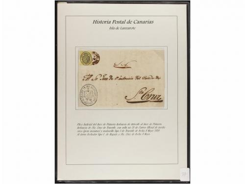 ESPAÑA: PREFILATELIA. HISTORIA POSTAL DE LAS ISLAS CANARIAS.