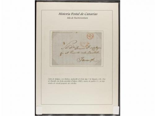 ESPAÑA: PREFILATELIA. HISTORIA POSTAL DE LAS ISLAS CANARIAS.