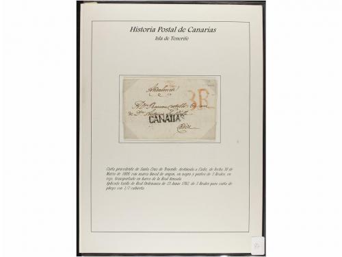 ESPAÑA: PREFILATELIA. HISTORIA POSTAL DE LAS ISLAS CANARIAS.