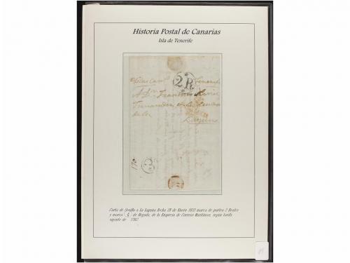 ESPAÑA: PREFILATELIA. HISTORIA POSTAL DE LAS ISLAS CANARIAS.
