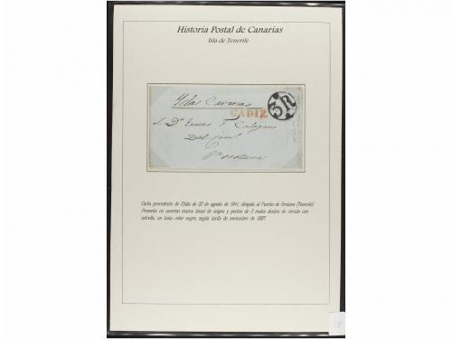 ESPAÑA: PREFILATELIA. HISTORIA POSTAL DE LAS ISLAS CANARIAS.