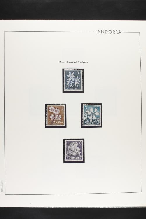 LOTES y COLECCIONES. ANDORRA ESPAÑOLA. Colección cerrada en 