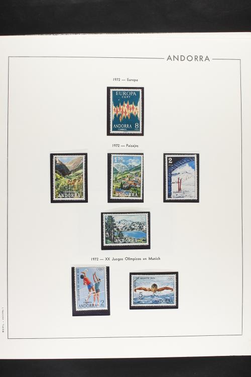 LOTES y COLECCIONES. ANDORRA ESPAÑOLA. Colección cerrada en 