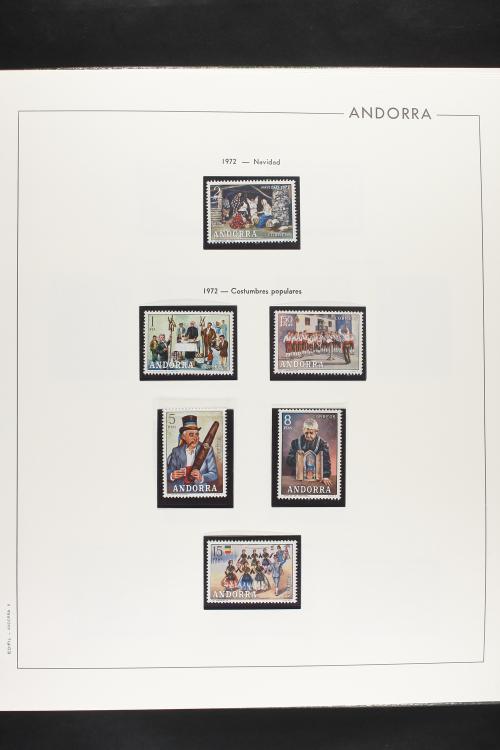 LOTES y COLECCIONES. ANDORRA ESPAÑOLA. Colección cerrada en 
