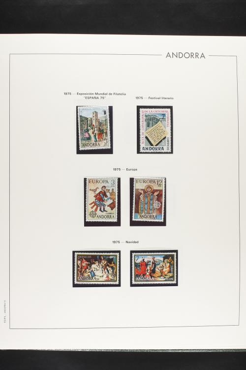 LOTES y COLECCIONES. ANDORRA ESPAÑOLA. Colección cerrada en 