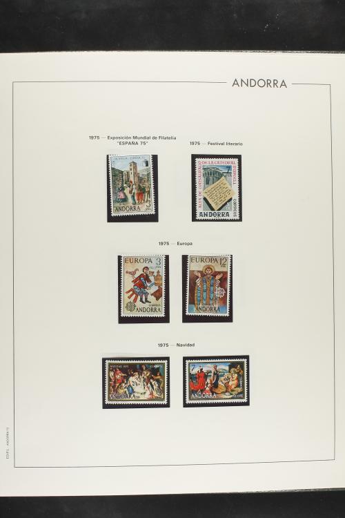 LOTES y COLECCIONES. ANDORRA ESPAÑOLA. Colección cerrada en 