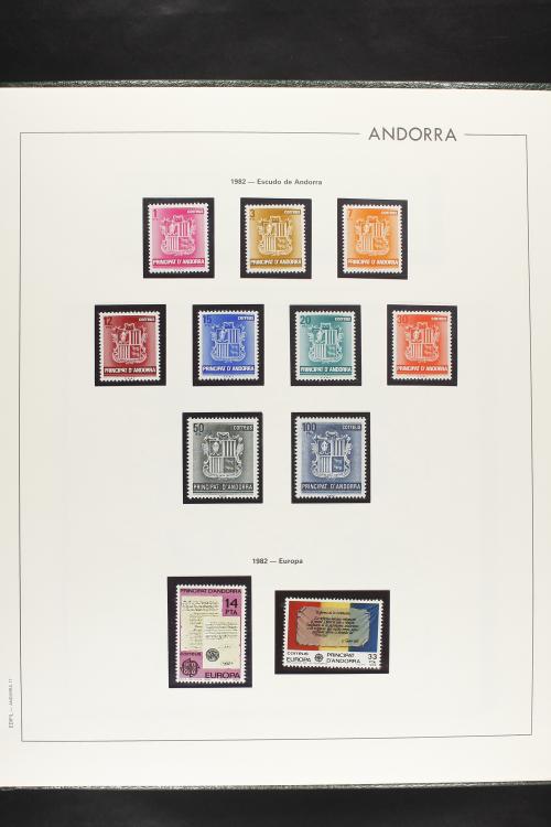 LOTES y COLECCIONES. ANDORRA ESPAÑOLA. Colección cerrada en 