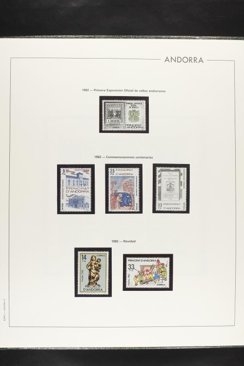 LOTES y COLECCIONES. ANDORRA ESPAÑOLA. Colección cerrada en 