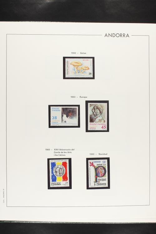 LOTES y COLECCIONES. ANDORRA ESPAÑOLA. Colección cerrada en 