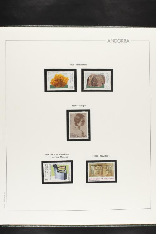 LOTES y COLECCIONES. ANDORRA ESPAÑOLA. Colección cerrada en 