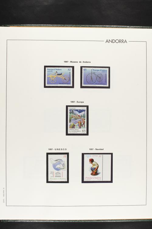 LOTES y COLECCIONES. ANDORRA ESPAÑOLA. Colección cerrada en 