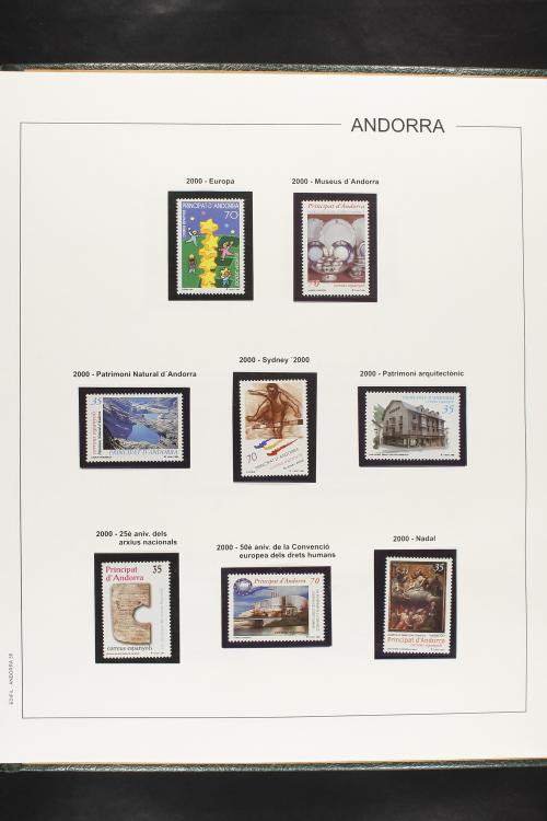 LOTES y COLECCIONES. ANDORRA ESPAÑOLA. Colección cerrada en 