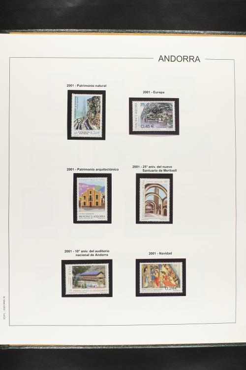 LOTES y COLECCIONES. ANDORRA ESPAÑOLA. Colección cerrada en 