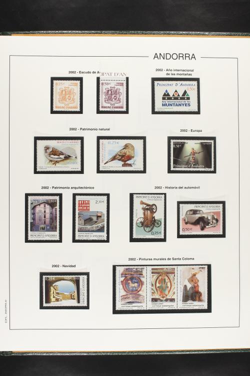 LOTES y COLECCIONES. ANDORRA ESPAÑOLA. Colección cerrada en 