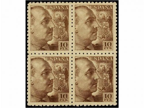 ** ESPAÑA. Ed. 919/35. SERIE COMPLETA en bloques de cuatro, 