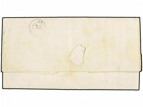 ✉ COLONIAS ESPAÑOLAS: ANTILLAS. Ed. 8F. 1862. HABANA a PRAVI