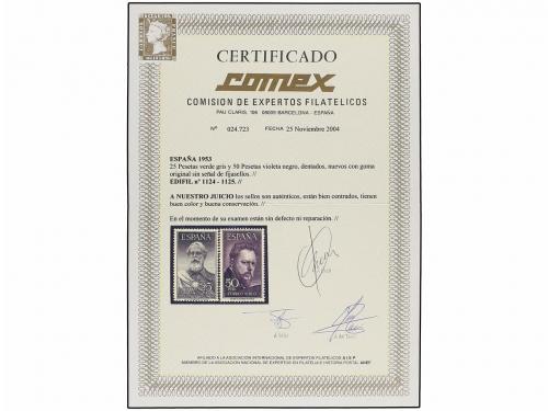 ** ESPAÑA. Ed. 1124/25. LEGAZPI y SOROLLA. Serie completa. L