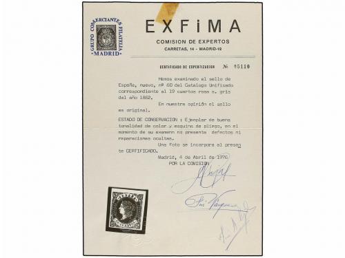 * ESPAÑA. Ed. 57/62+58A. SERIE COMPLETA. LUJO. Sello de 19 c