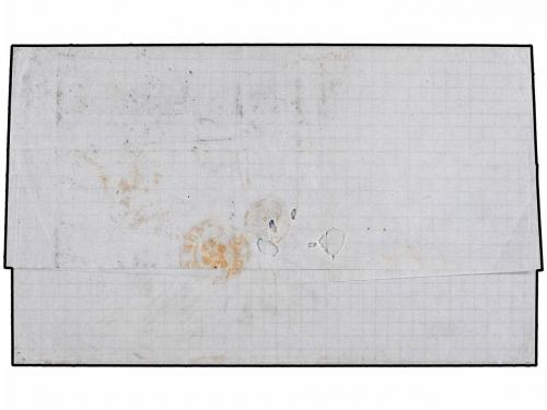 ✉ ESPAÑA. Ed. 86 (4). 1866. BILBAO a GUAYAQUIL (Ecuador). 20