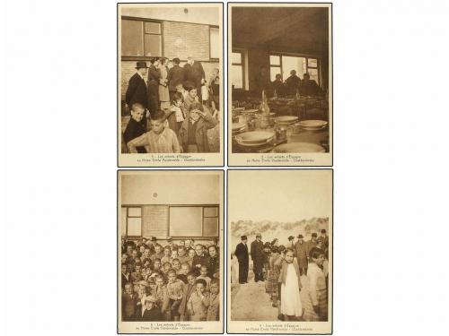 ✉ ESPAÑA GUERRA CIVIL. Serie de 6 tarjetas postales editadas