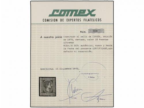 * ESPAÑA. Ed. 167, 168, 171. 40 cts. castaño, 50 cts. gris y