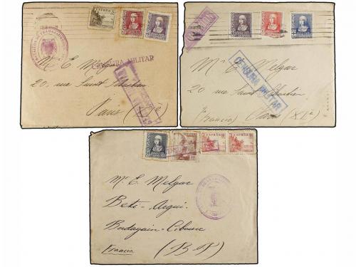 ✉ ESPAÑA GUERRA CIVIL. CAMPOS DE CONCENTRACIÓN. Corresponden