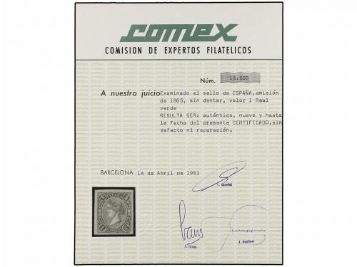 ** ESPAÑA. Ed. 73A. 2 reales rosa salmón. PIEZA DE LUJO. Cer