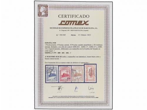 ° ESPAÑA. Ed. 469/82. SERIE COMPLETA, mat. ESTAFETA DEL SENA