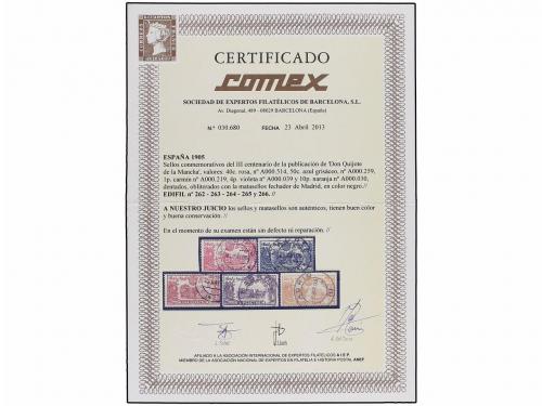 ° ESPAÑA. Ed. 257/66. SERIE COMPLETA, preciosa en usado. Cin