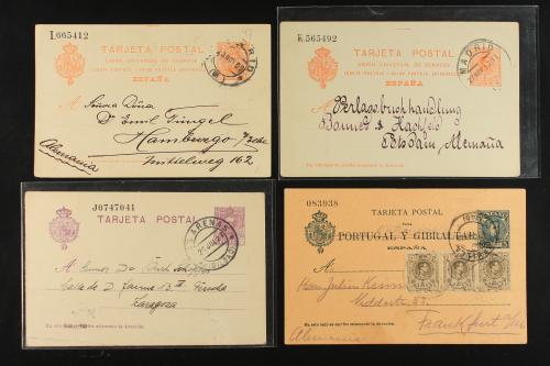 LOTES y COLECCIONES. ESPAÑA. Conjunto de 27 cartas y enteros