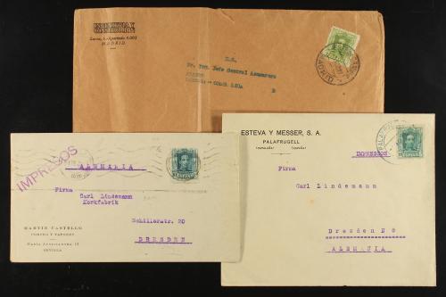 LOTES y COLECCIONES. ESPAÑA. Conjunto de 27 cartas y enteros