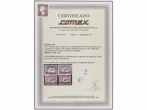 ° ESPAÑA. Ed. 388/91. SERIE COMPLETA en usado. PRECIOSA. Cer