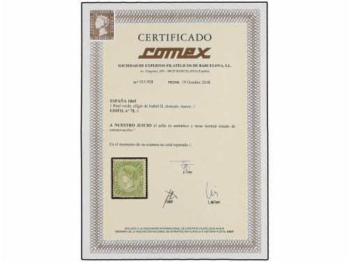 * ESPAÑA. Ed. 78. 1 real verde. Centraje aceptable para este