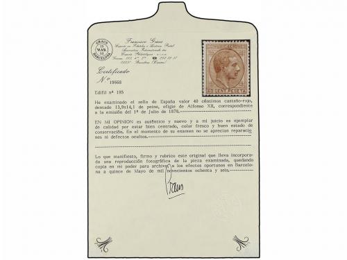 * ESPAÑA. Ed. 190/99 sin 194. SERIE COMPLETA sin el 25 cts. 