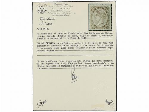 */(*) ESPAÑA. Ed. 97/101 sin 100A. SERIE COMPLETA. Sellos de