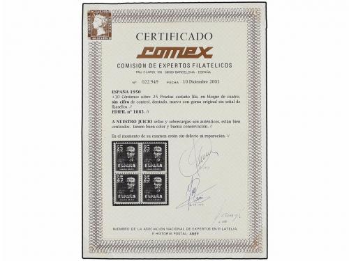 ** ESPAÑA. Ed. 1083. CANARIAS AVIÓN SIN NÚMERO. Bloque de cu