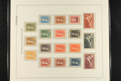 LOTES y COLECCIONES. ESPAÑA. Colección de 1900 a 1950 en dos