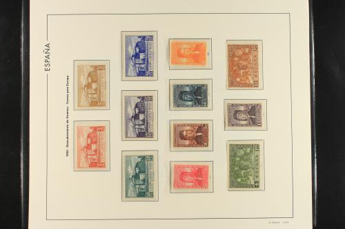 LOTES y COLECCIONES. ESPAÑA. Colección de 1900 a 1950 en dos